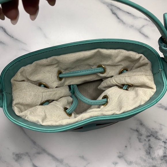 Free People Sea-foam Greenish Bucket style handbag - Picture 6 of 6